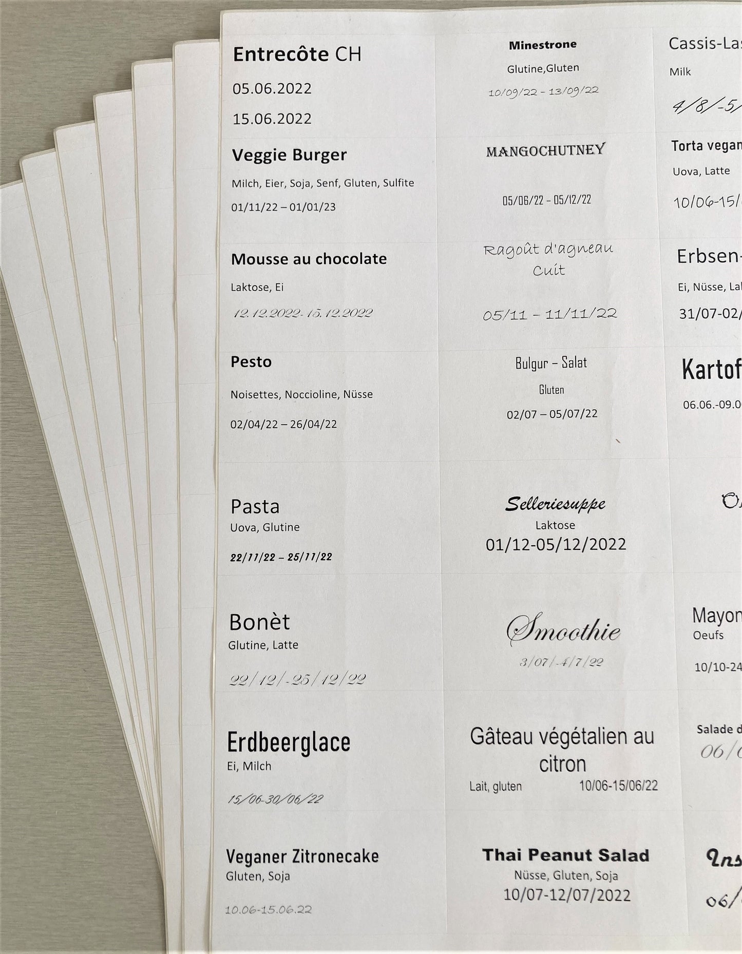 "Print" wasserauflösbar 70x36mm für PC- Drucker