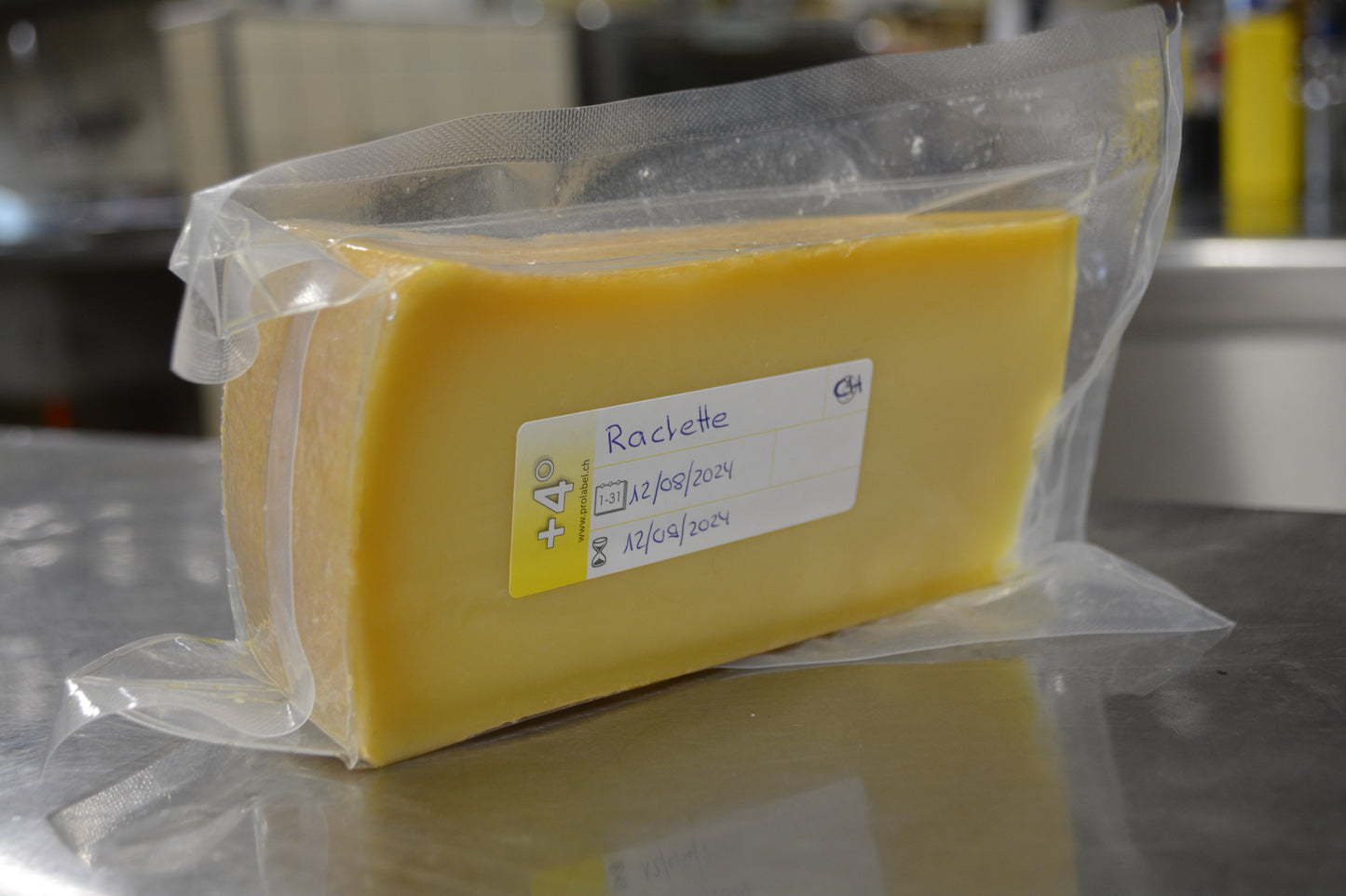 Étiquette jaune +4°C
