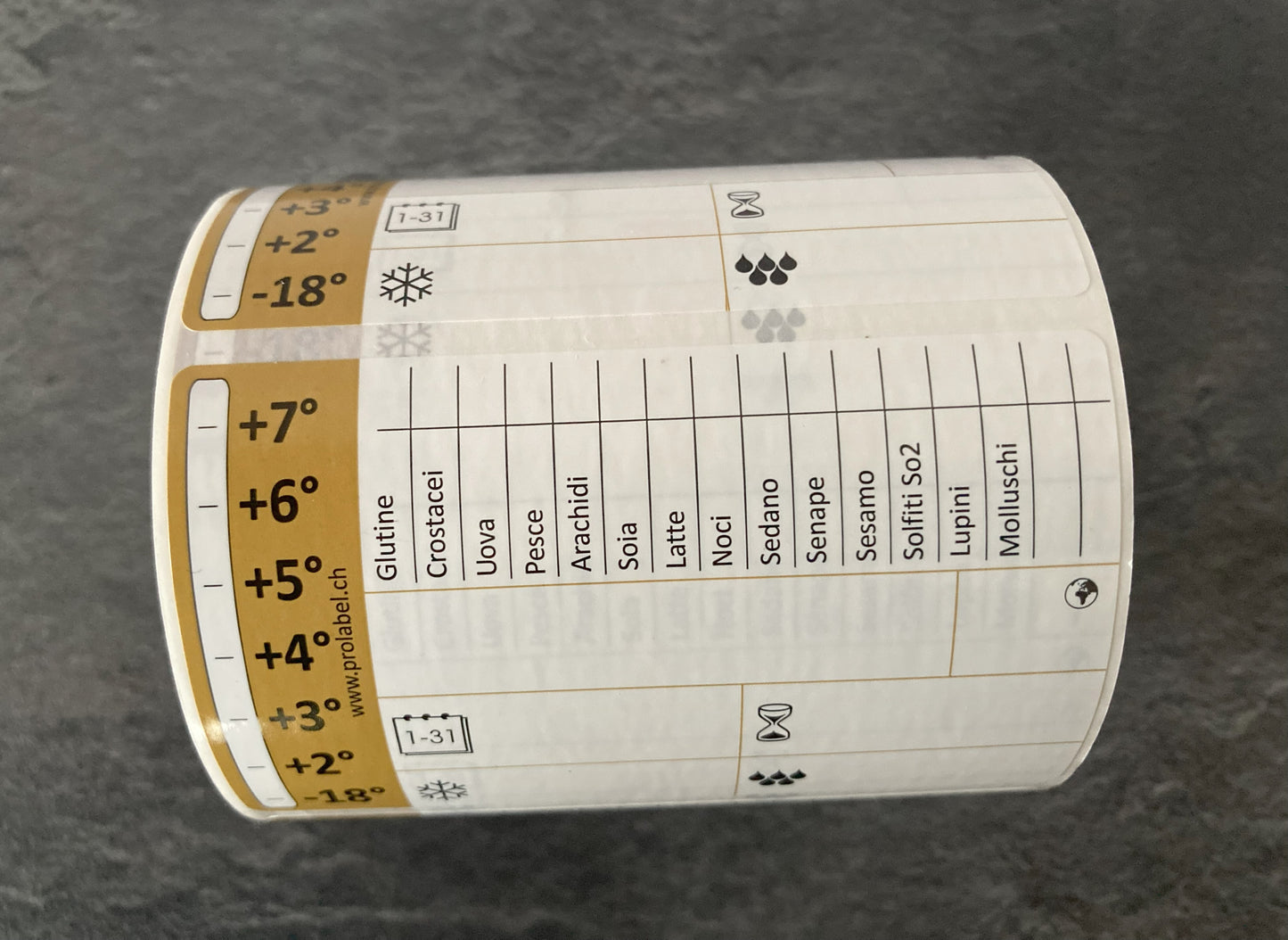 Etikette "Allergen"